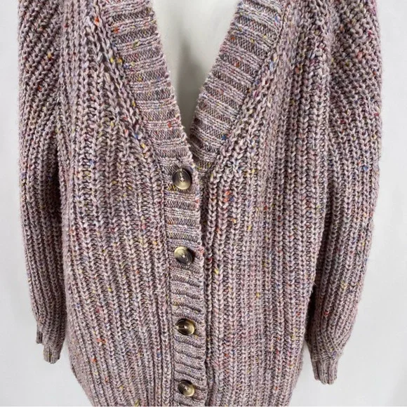 Falls Creek lavender knit cardigan - Picture 4 of 12